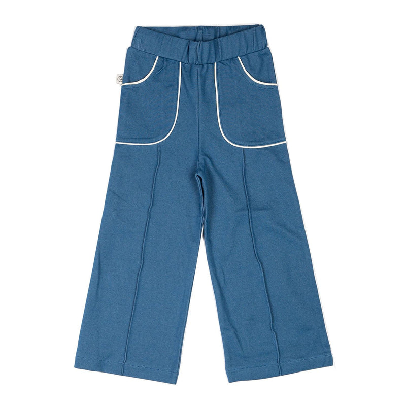 Load image into Gallery viewer, Bell Bottom Pants, Blue
