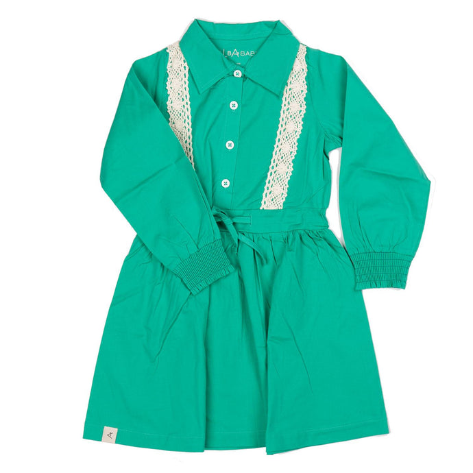 Everyday Shirt Dress, Emerald