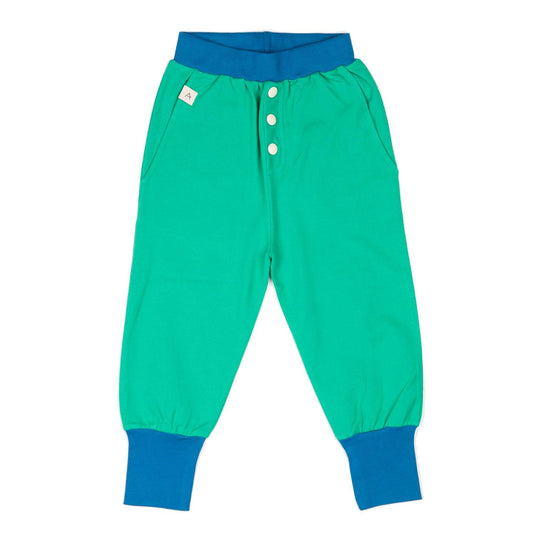 Button Pants, Emerald