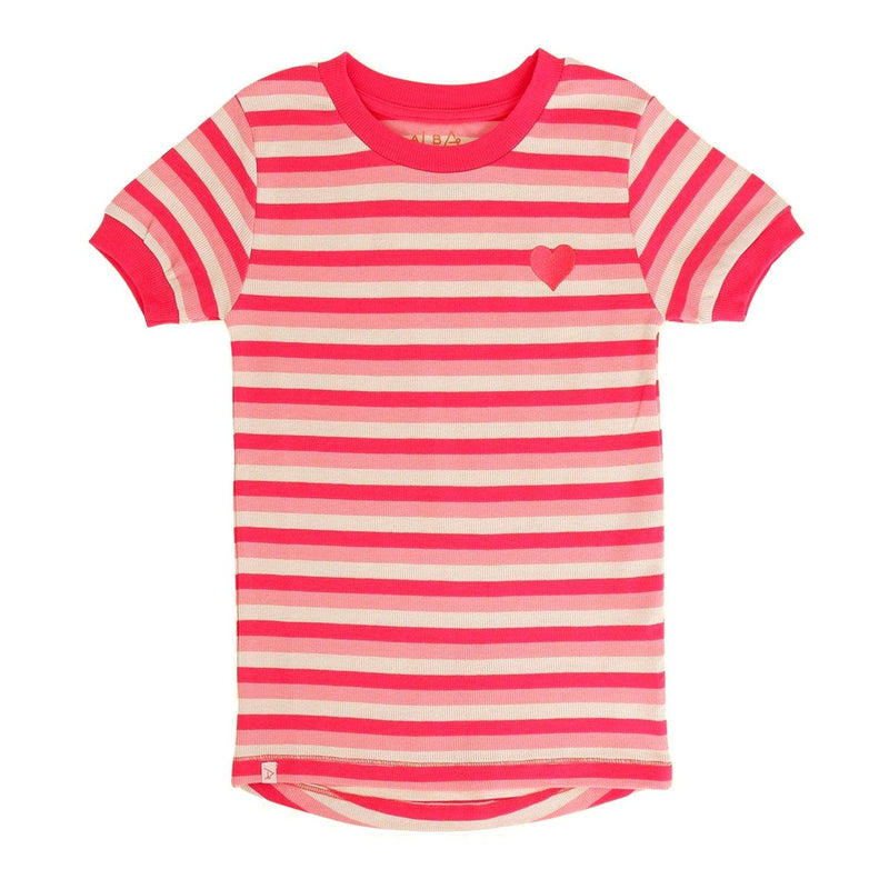 Load image into Gallery viewer, Gone for Ice Cream T-shirt, Strawberry Stripes
