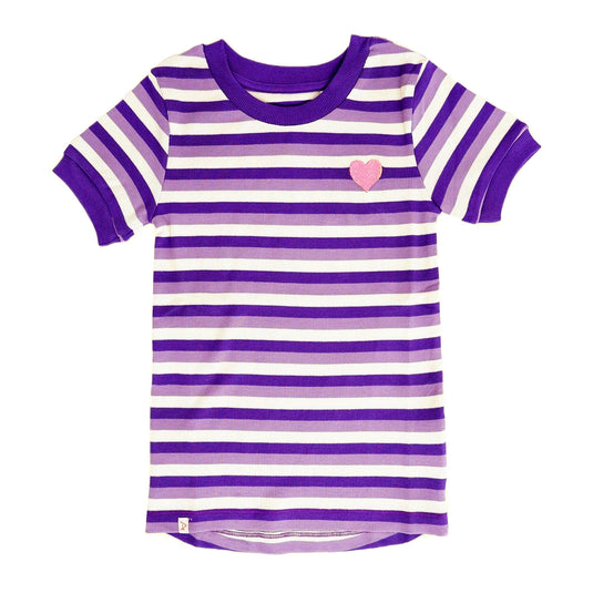 Gone for Ice Cream T-shirt, Heliotrope Stripes