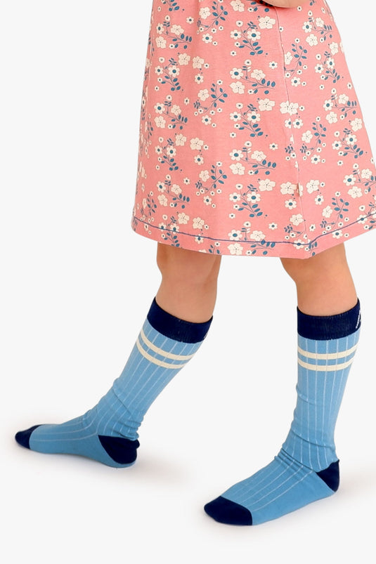Alba Knee Socks, Bonnie Blue