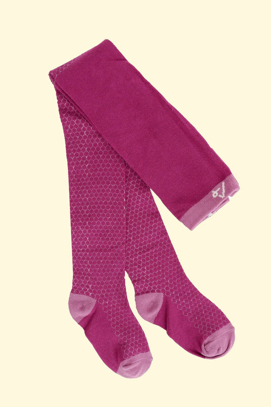 Organic and sustainable mulberry tights for children