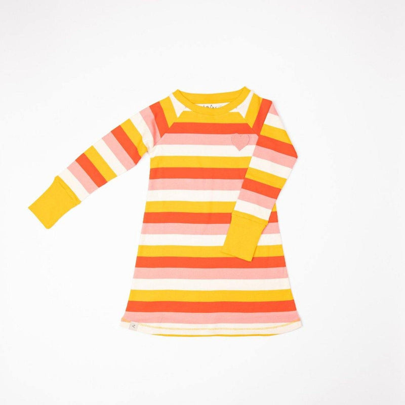 Load image into Gallery viewer, Everyday School Dress - Strawberry Ice Stripes - Alba Of Denmark
